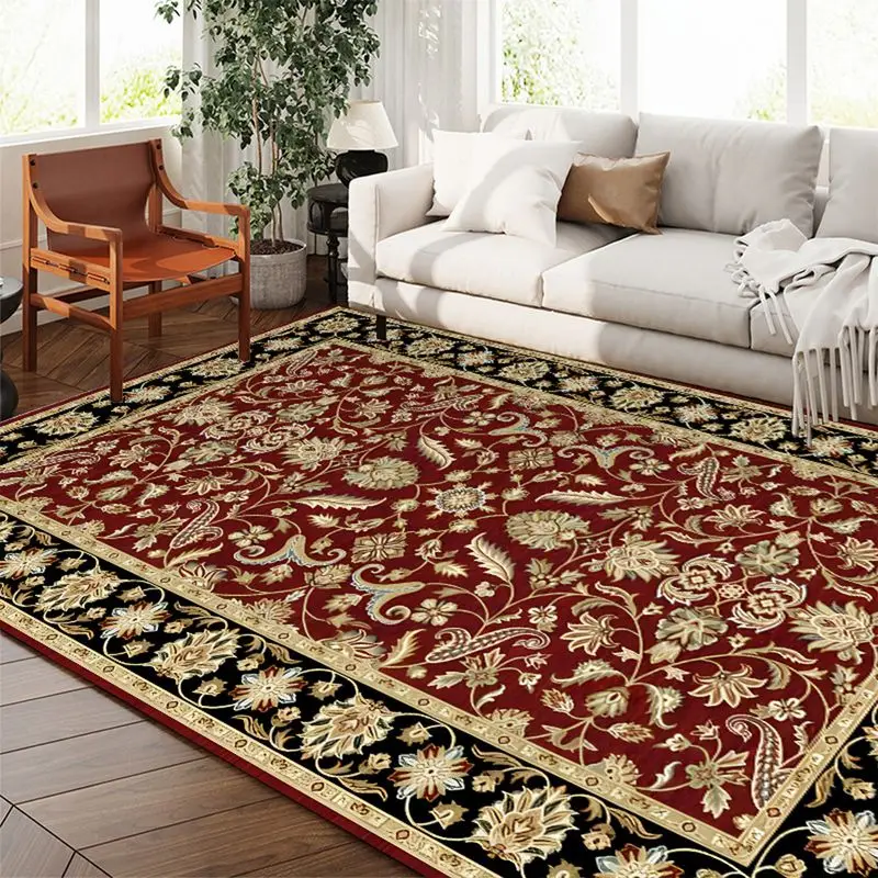 vikama-boho-bohemian-ethnic-floral-area-rug-soft-non‑slip-easy‑to‑clean-large-living-room-bedroom-home-decor