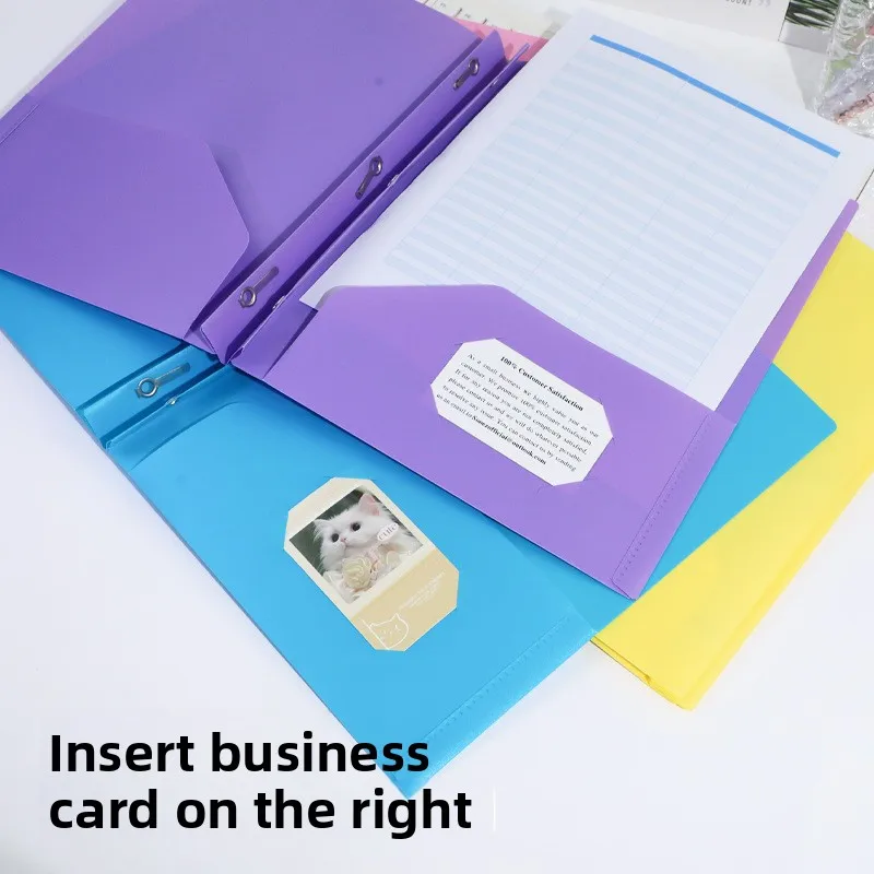 File Clipboard Man PU File Folder Portfolio Business Document Holder Metal Clipboard Pad Document Organizer Holder Office