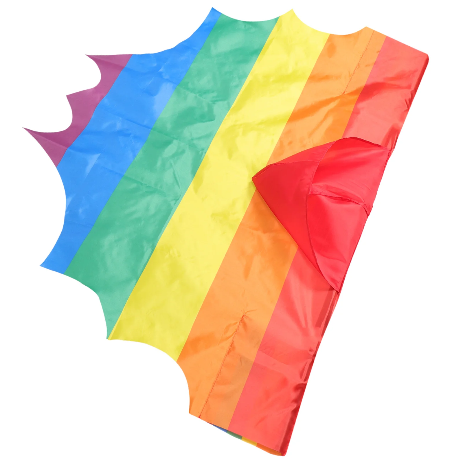 Regenboog Cape Polyester Kapmantel voor Pride Parade Festival Viering Gay Biseksueel Vlag Kostuum Party Decor Heldere Cape