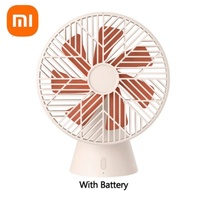 XIAOMI SOTHING 4000mah Silent Fan Rechargeable Handheld Portable Fan Desktop USB  Quite Mini Fan Cooler for Home Office Outdoor