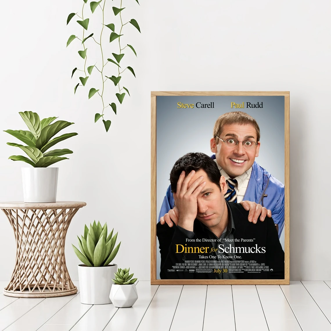 Dinner For Schmucks Movie Poster Canvas Art Print Home Decoration Wall Painting ( No Frame )