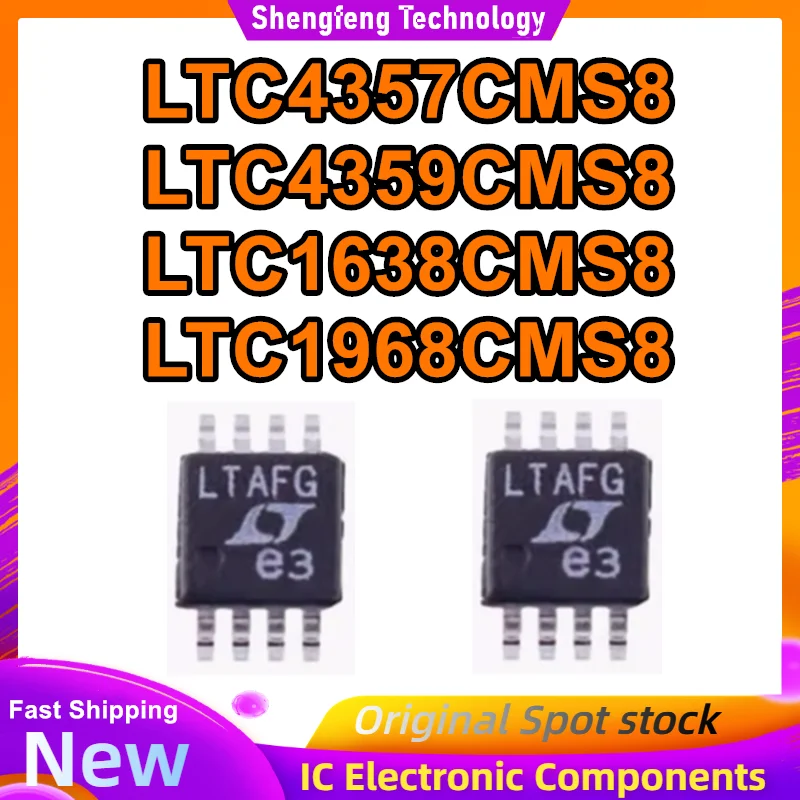 5PCS LTC4357CMS8 LTCXD LTC4359CMS8 LTFKD LTC1638CMS8 LTCY LTC1968CMS8 LTAFG Msop-8 bga Chipset 100% New Original in stock