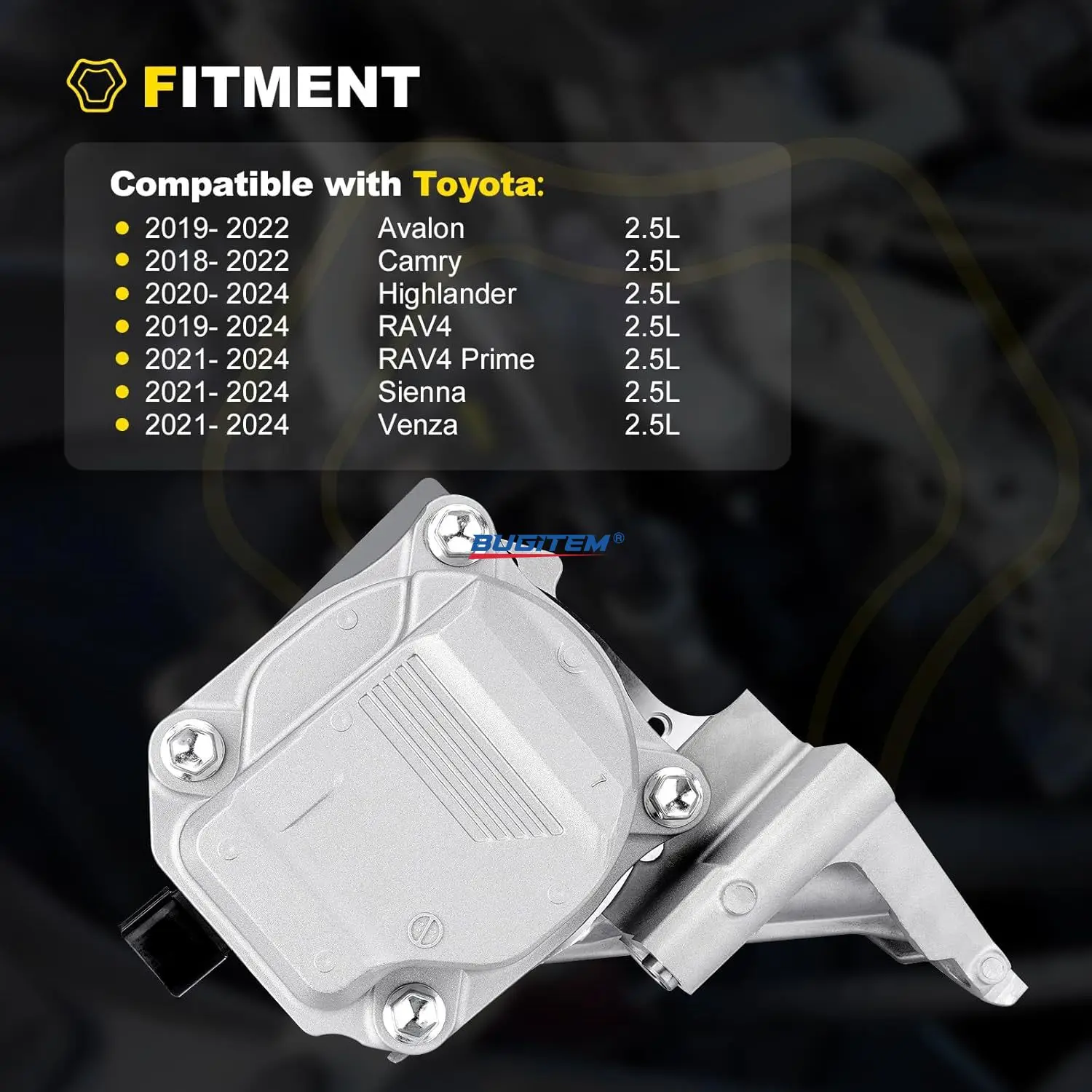 16032-F0011 16032-25010 電気エンジンウォーターポンプ 2018-2022 トヨタカムリ 20-23 ハイランダー 19-22 アバロン 19-24 RAV4 2.5L L4