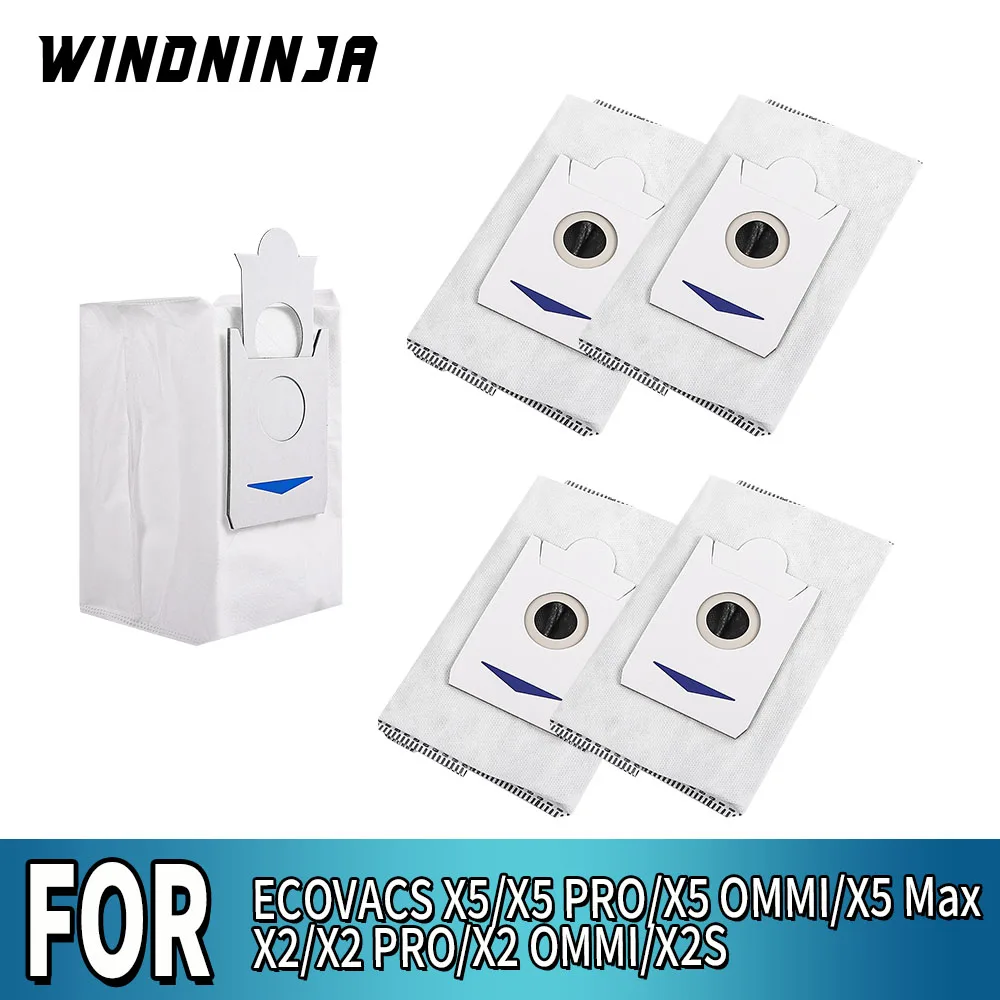 Dust Collector Bag Dust Bag For Ecovacs Deebot X5/X5 PRO/X5 OMMI/X5 Max/X2/X2 PRO/X2 OMMI/X2S Vacuum Cleaner Large Capacity Part