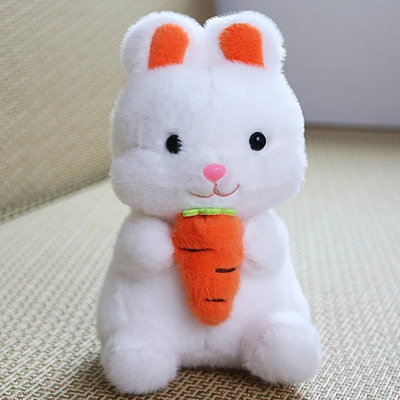 

25 см Kawaii морковь кролик плюшевые игрушки очаровательные куклы-кролики мягкая подушка мягкая подушка в виде животных для девочек подарки на день рождения и Рождество