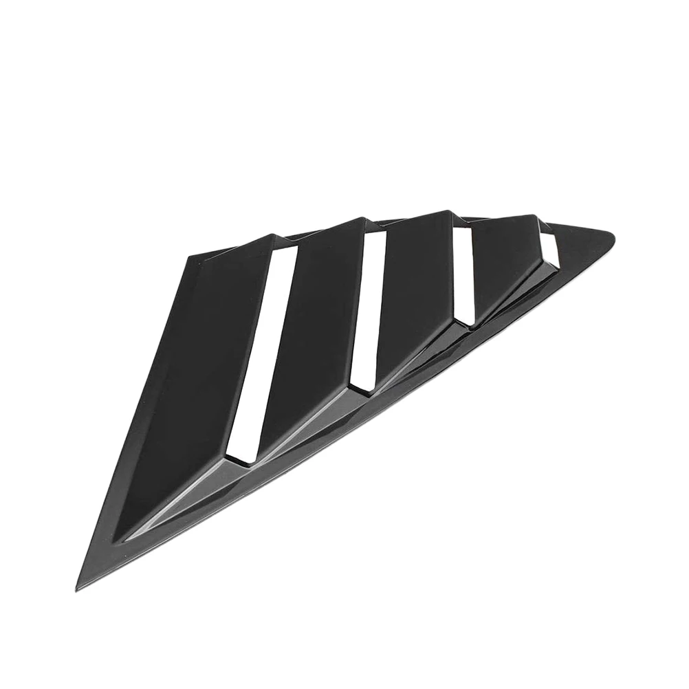 

Universal Car Rear Side Window Louver ABS Material Stylish Easy Install Scratch Resistant Decorative for Door