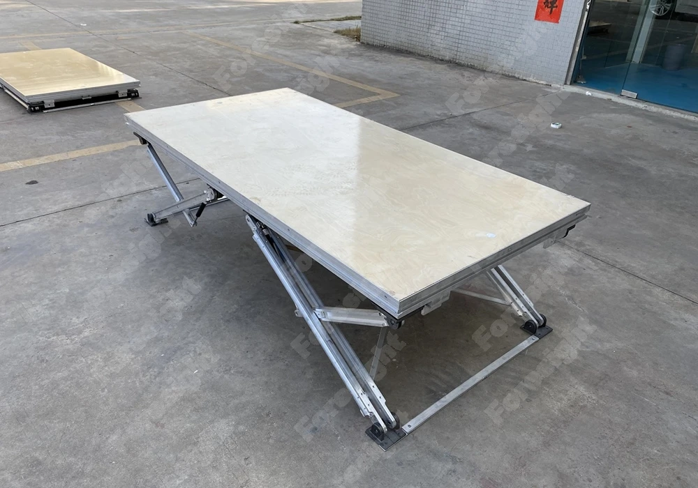 Foresight Dj Table Portable Folding Aluminum Portable Easy Install Concert Stage Dj Table