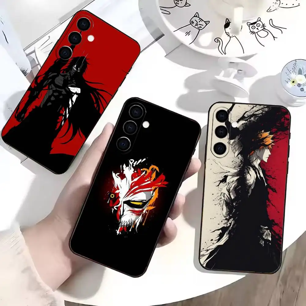Ichigo Kurosaki  Phone Case Black Silicone Soft For Samsung Galaxy A73,A72,A71,A70,A53,A52,A51
