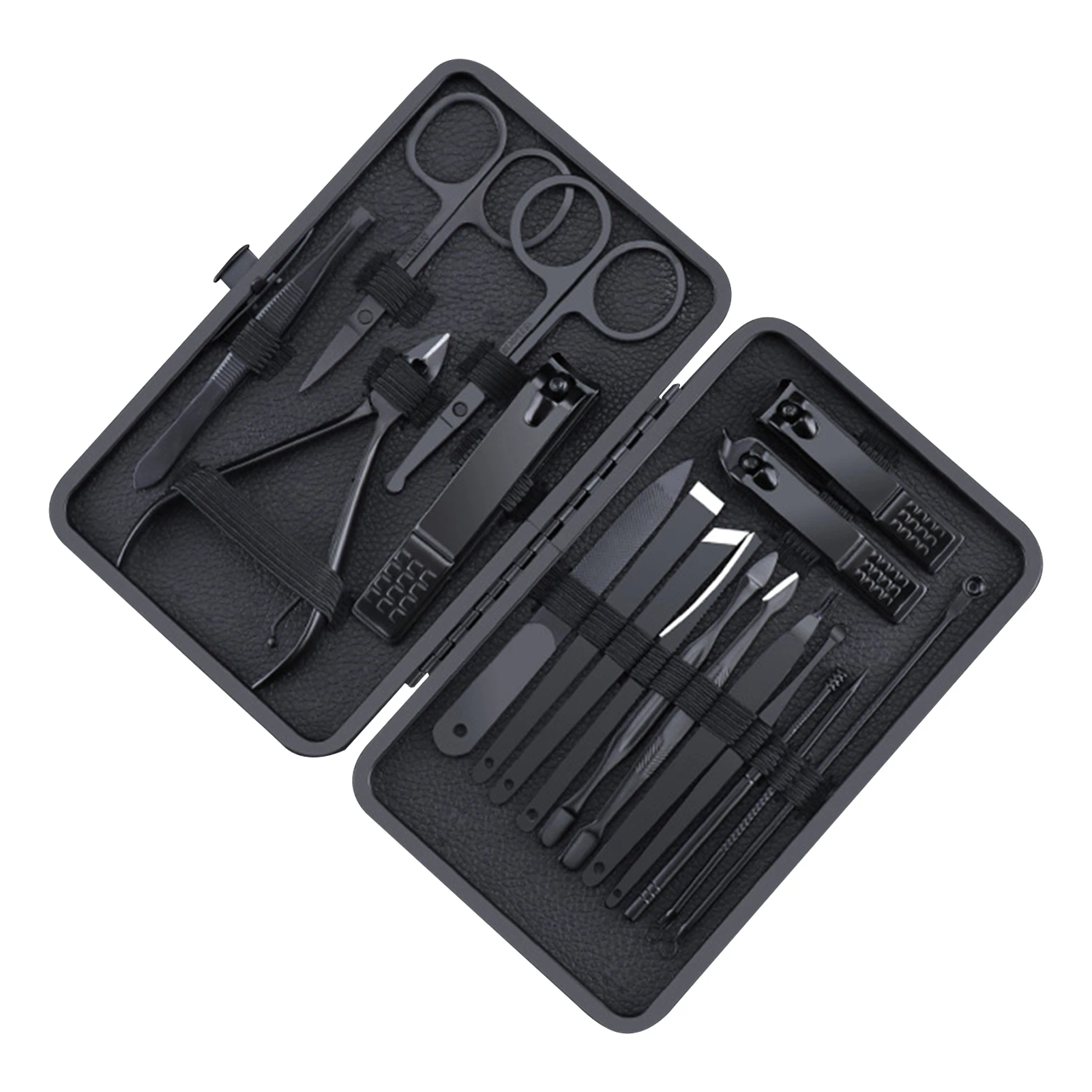 Manicure Set with Case Professional Pedicure Set Nail Clipper Stainless Steel Salon Grooming Kit for Men Women