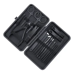 Manicure Set with Case Professional Pedicure Set Nail Clipper Stainless Steel Salon Grooming Kit for Men Women