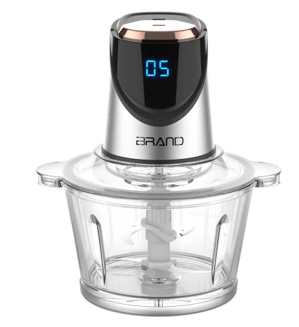 New model2026 NEW DIGITAL FOOD CHOPPER MODEL HAVE BLUE COLOR DIGITAL TIMER
