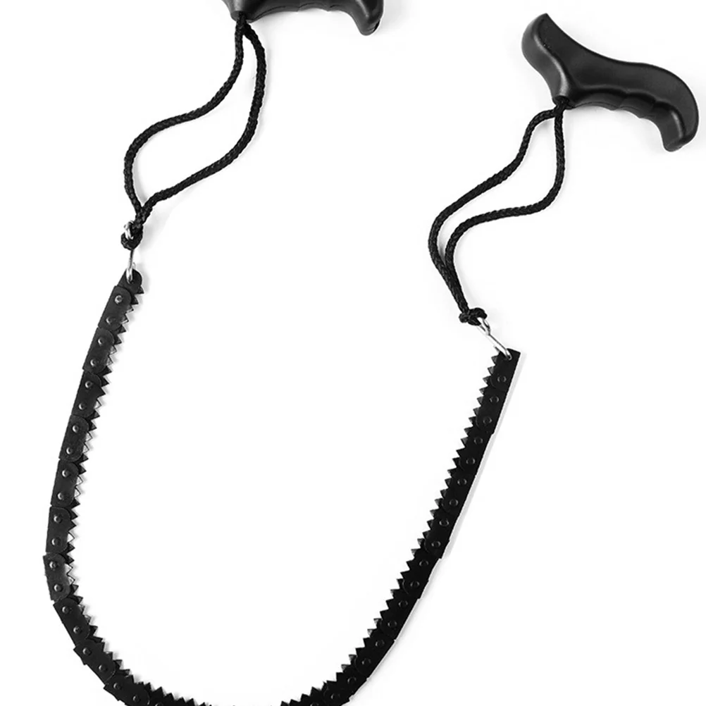 

1Pcs Portable Sharp Manganese Iron Survival Logging Chain for Outdoor Hiking Camping Backpacking