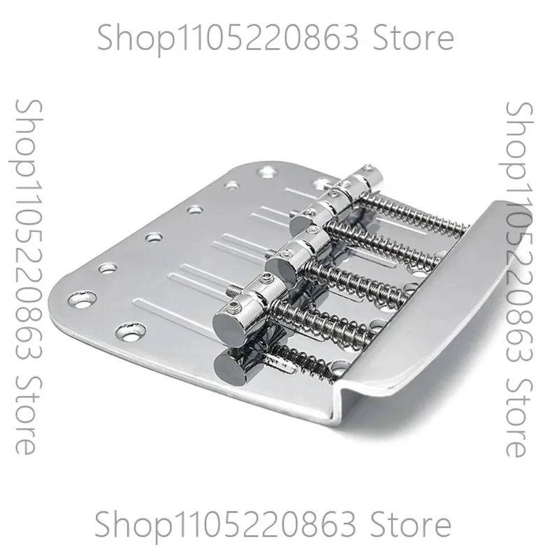 4 String Bass Bridge Metal Professional Electric Guitar Part Components for Bass Guitar Construction and Maintenance