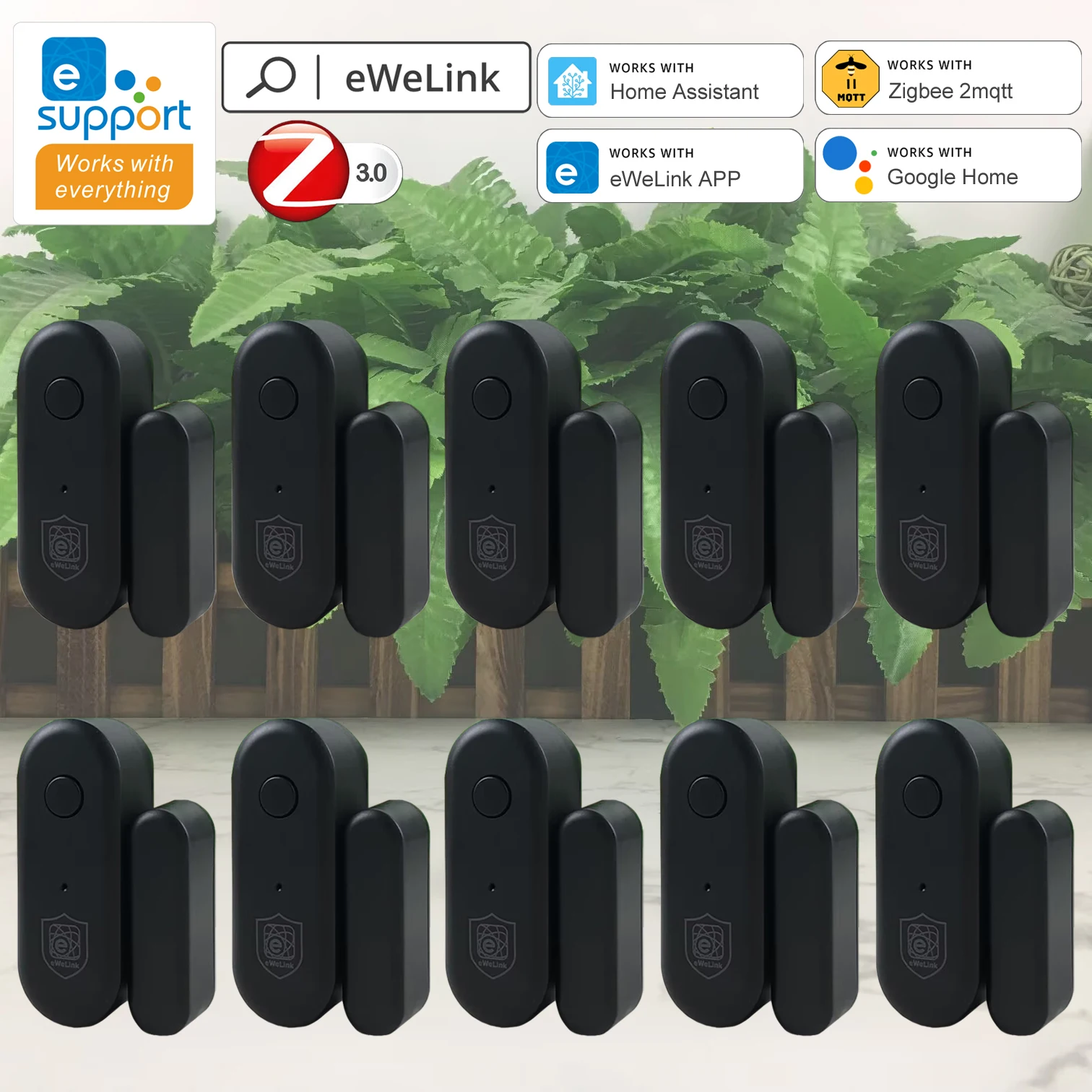 EWeLink Zigbee Door Window Open Closed Detector Work With SONOFF Gateway Alexa Google Home Yandex Alice Zigbee 3.0