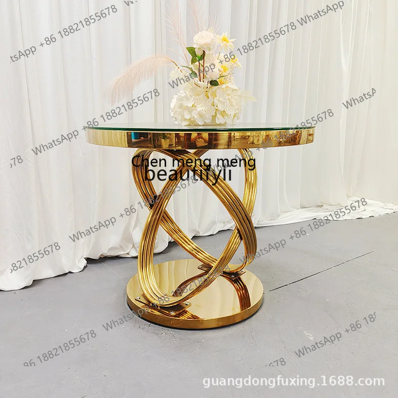 

Modern Luxury Wedding New Restaurant Dessert Table Furniture Design Cake Table