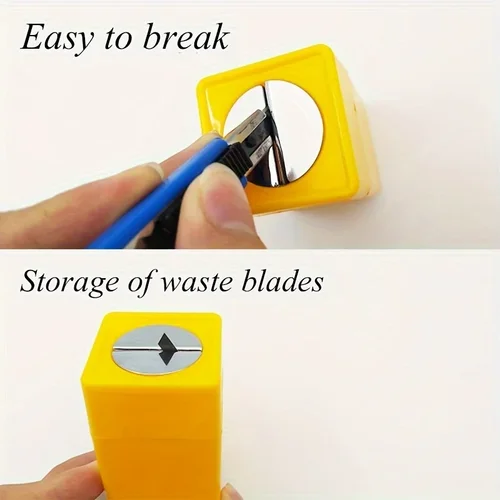 Imagen 1 del producto Herramienta de aplicación de película para coche, caja de almacenamiento de cuchilla simple y fácil de romper, herramienta rota, hoja de Arte de desecho, caja de almacenamiento de seguridad