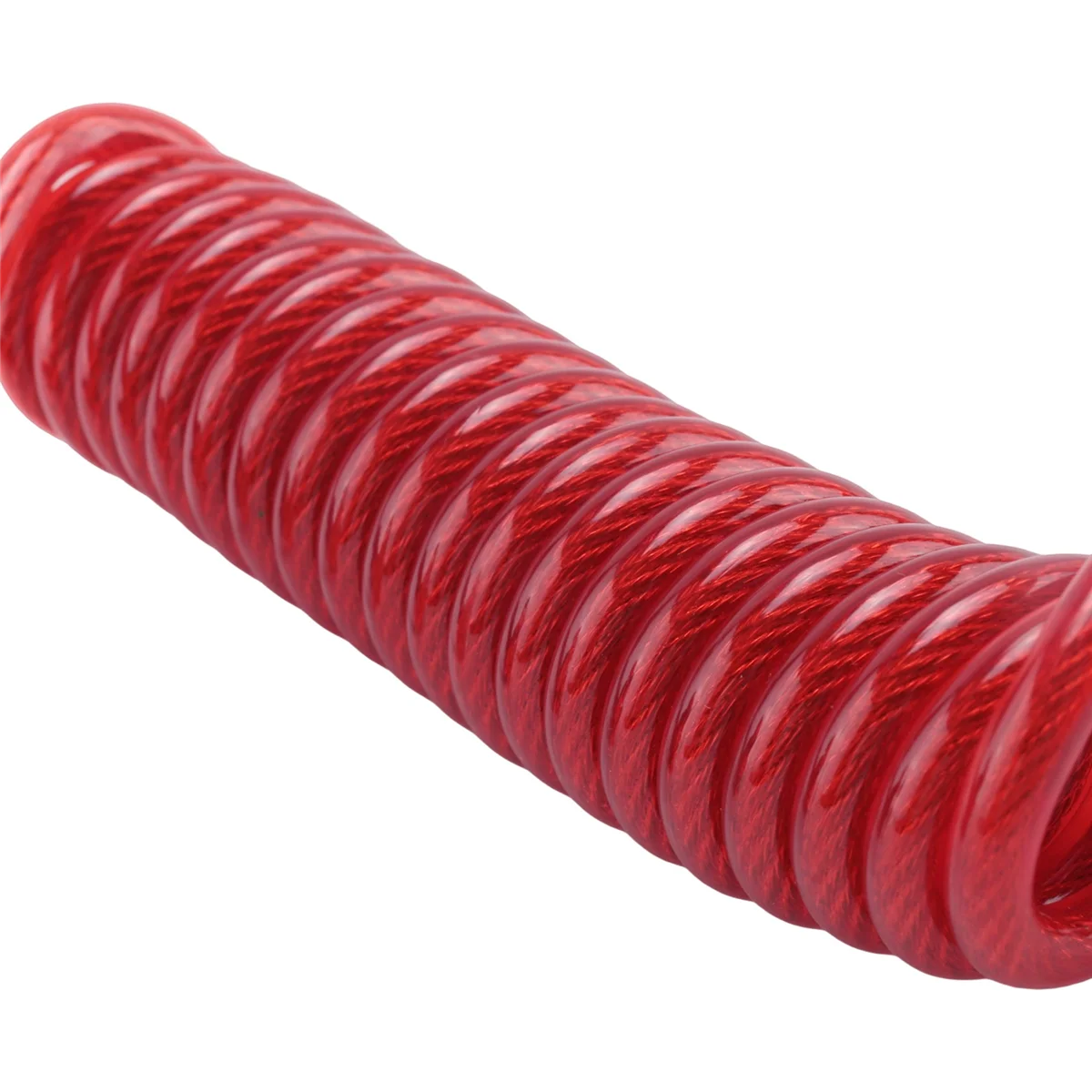 

【Home-Tools!】Scuba Diving Lanyard Coil Springs Camera Lanyard Spiral with Ring Dive for Dive Lights Underwater Diving Rods,Red