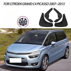 Car Mudguards For Citroen Grand C4 Picasso 7 Seat 2007~2013 2010 Anti-splash Car Guard Splash Flap Fenders Accessories Mud Flaps