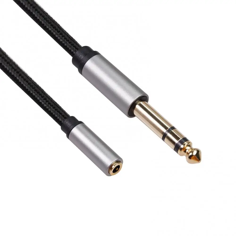 6.35mm 1/4 Male to 3.5mm 1/8 Female Audio Cable for Amplifier/Guitar/Piano/Phone 6.35 Jack to 3.5 mm