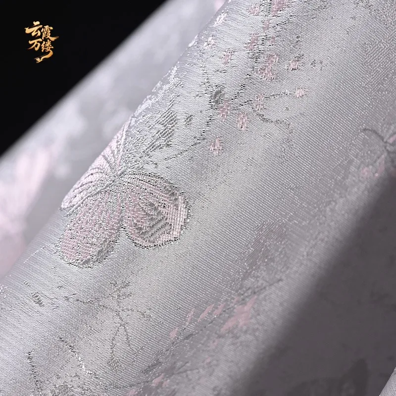 Wind-flower relief jacquard clothing curtains background decorative paintings designer fabric