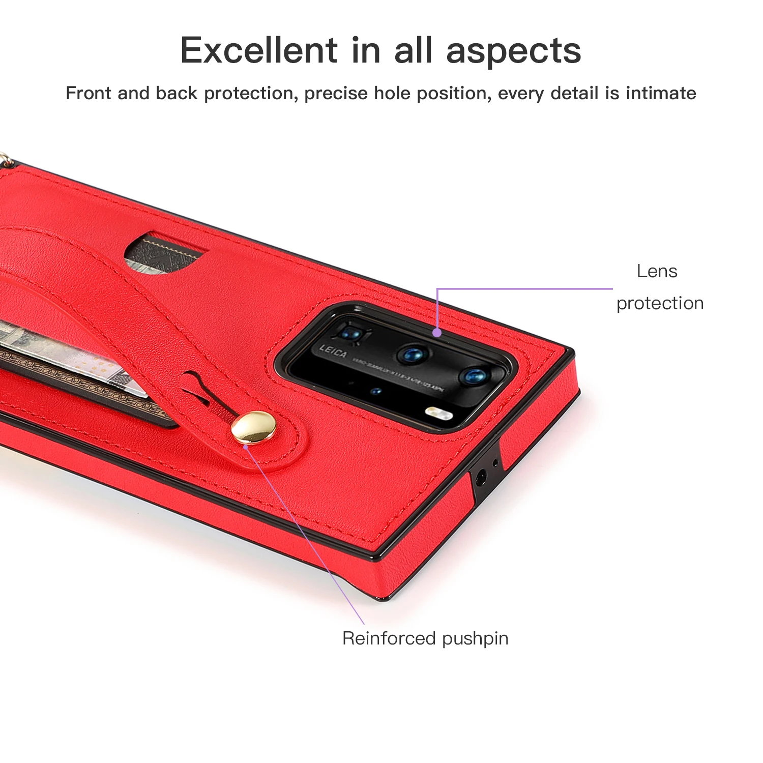 Capa de telefone de couro para huawei mate 40 pro mate30pro mate20 lite p40 pro plus p30 lite mochila tipo carteira pacote de cartão capa