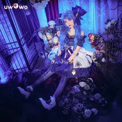 Uwowo-gwen-コスプレハロウィンコスチューム,クラブシリーズ,ゲームLOL,リーグオブレジェンド,コスプレ衣装