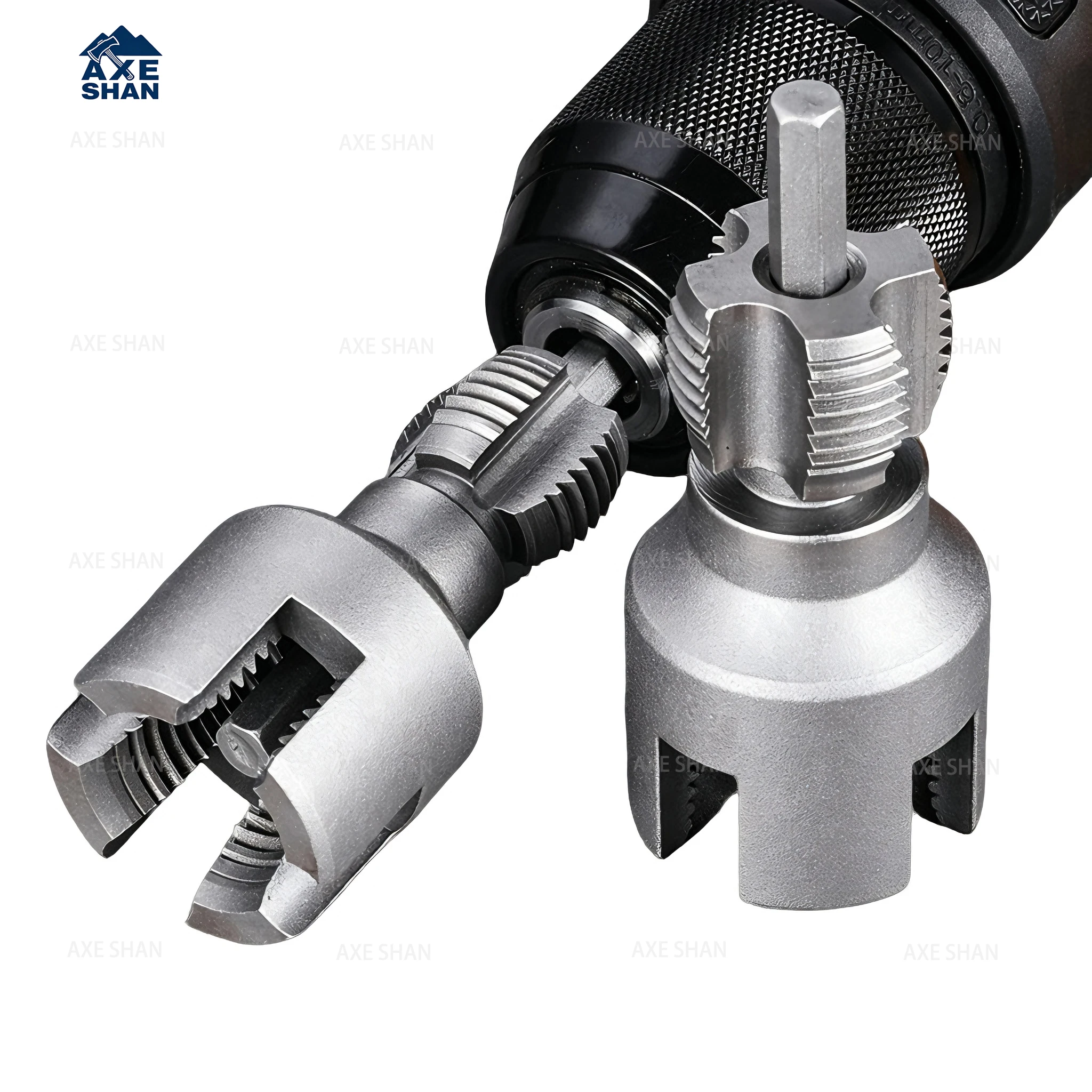 Tarraxa e Cossinha de Rosca Interna e Externa para Tubos PPR PVC 1/2" 3/4" Ferramenta de Rosqueamento para Furadeira Elétrica para Reparo de Tubos de 