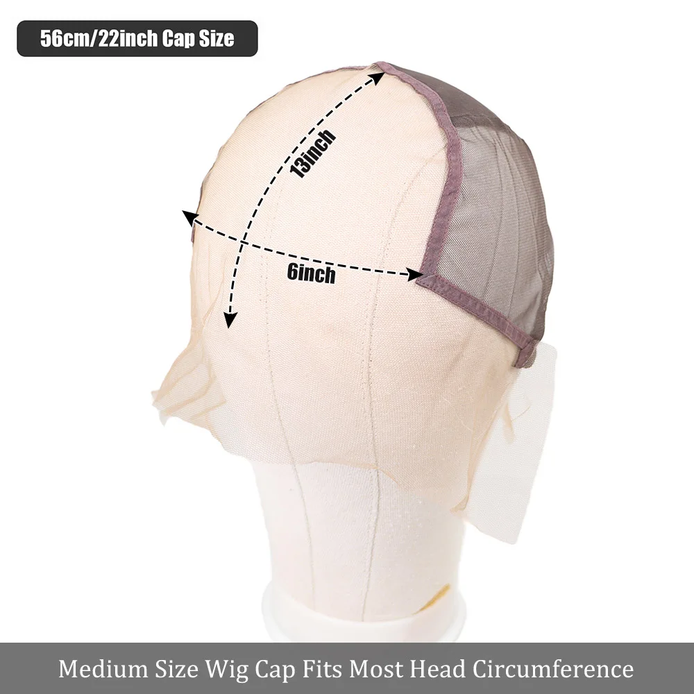 الدانتيل غطاء شعر مستعار أمامي لصنع الباروكات مع حزام قابل للتعديل السويسري الدانتيل صافي غطاء النسيج غلويليس 13x4 13x6 غطاء الدانتيل الكامل الملحقات