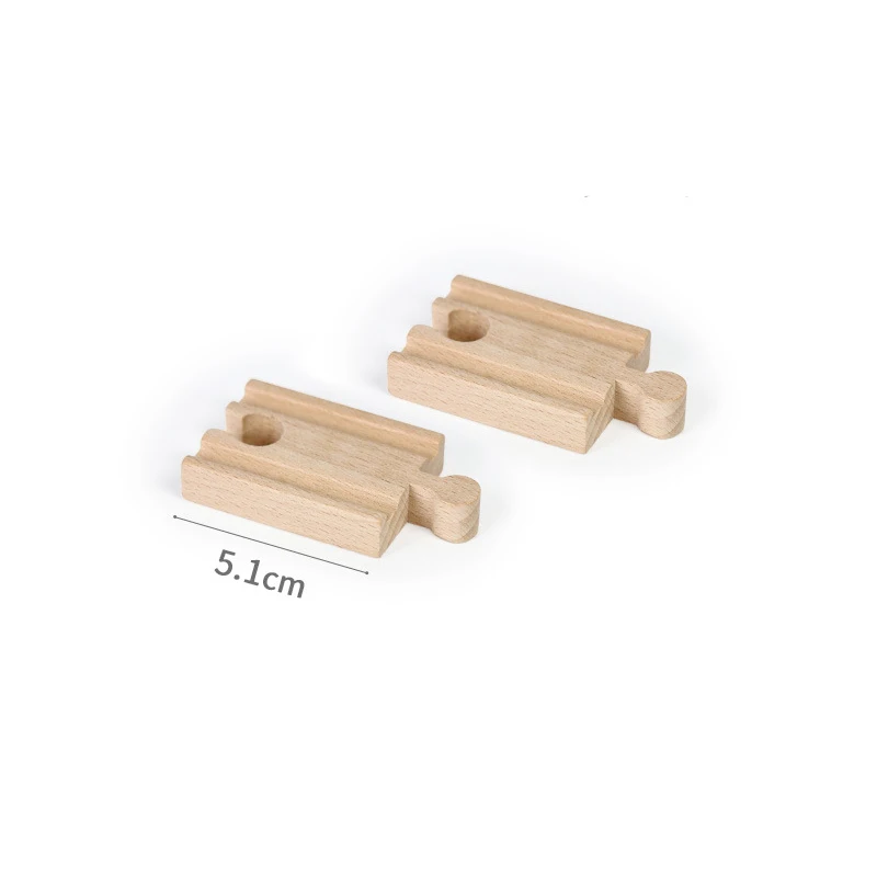 Wooden Track Accessories Beech Wood Track For Thomas Train Traffic Car Railway Toy Wooden Assembly Children Combination Toy Gift