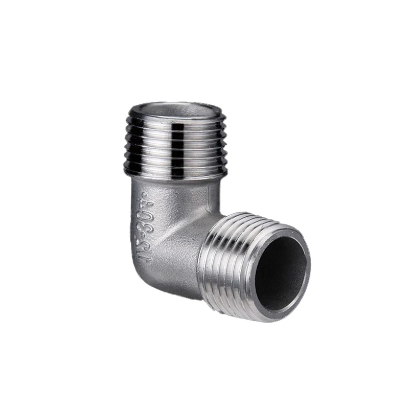 

1/4"3/8"1/2" 3/4" 1" BSP Elbow 90 Degree Angled 304 Stainless Steel Male Threaded Pipe Fitting