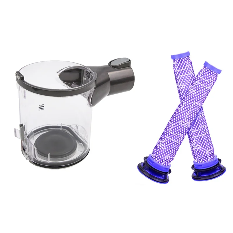 A44F-3PCS أجزاء كأس الغبار المكنسة الكهربائية لواجهة دايسون V6 B ملحقات المكنسة الكهربائية استبدال أجزاء