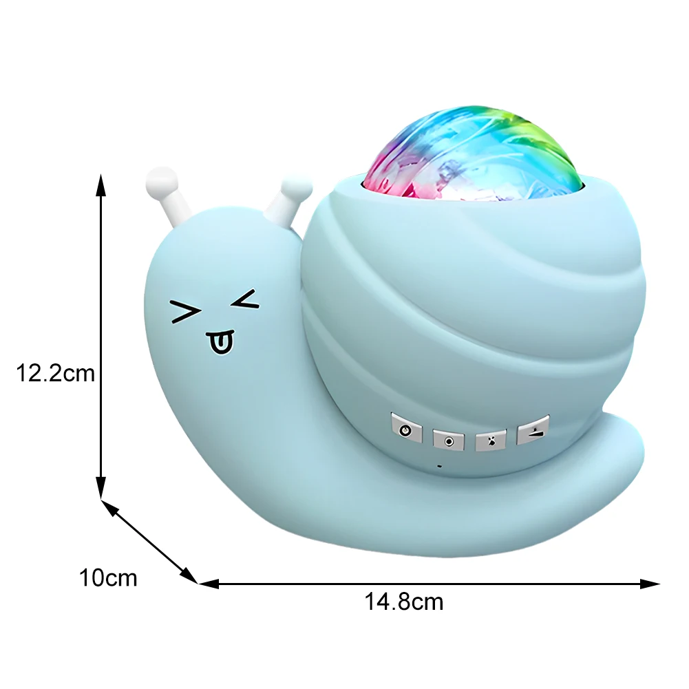 เครื่องฉายแสงเหนือใช้ได้กับบลูทูธ-ลำโพงรีโมทแสงเหนือบรรยากาศของห้องออโรร่าเหนือสำหรับตกแต่งห้องปาร์ตี้