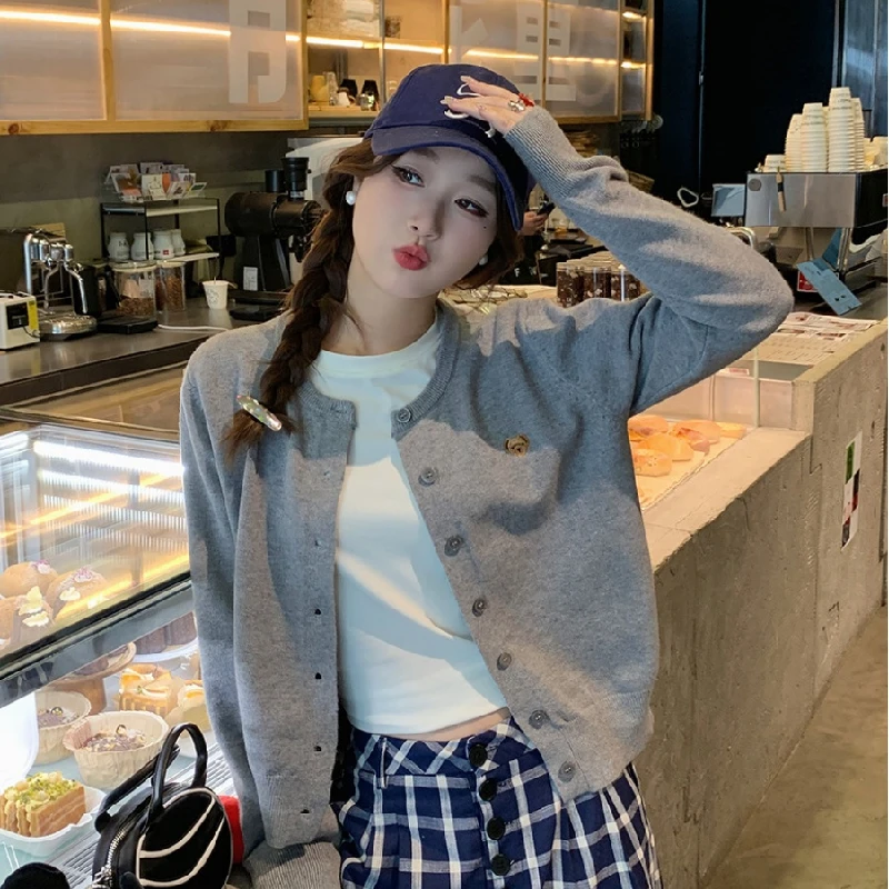 

Women's Unique Small Size Deep Autumn Sweater Large Man Outerwear No Pilling Initial Winter Top Animal Pattern Glitter Knitwear