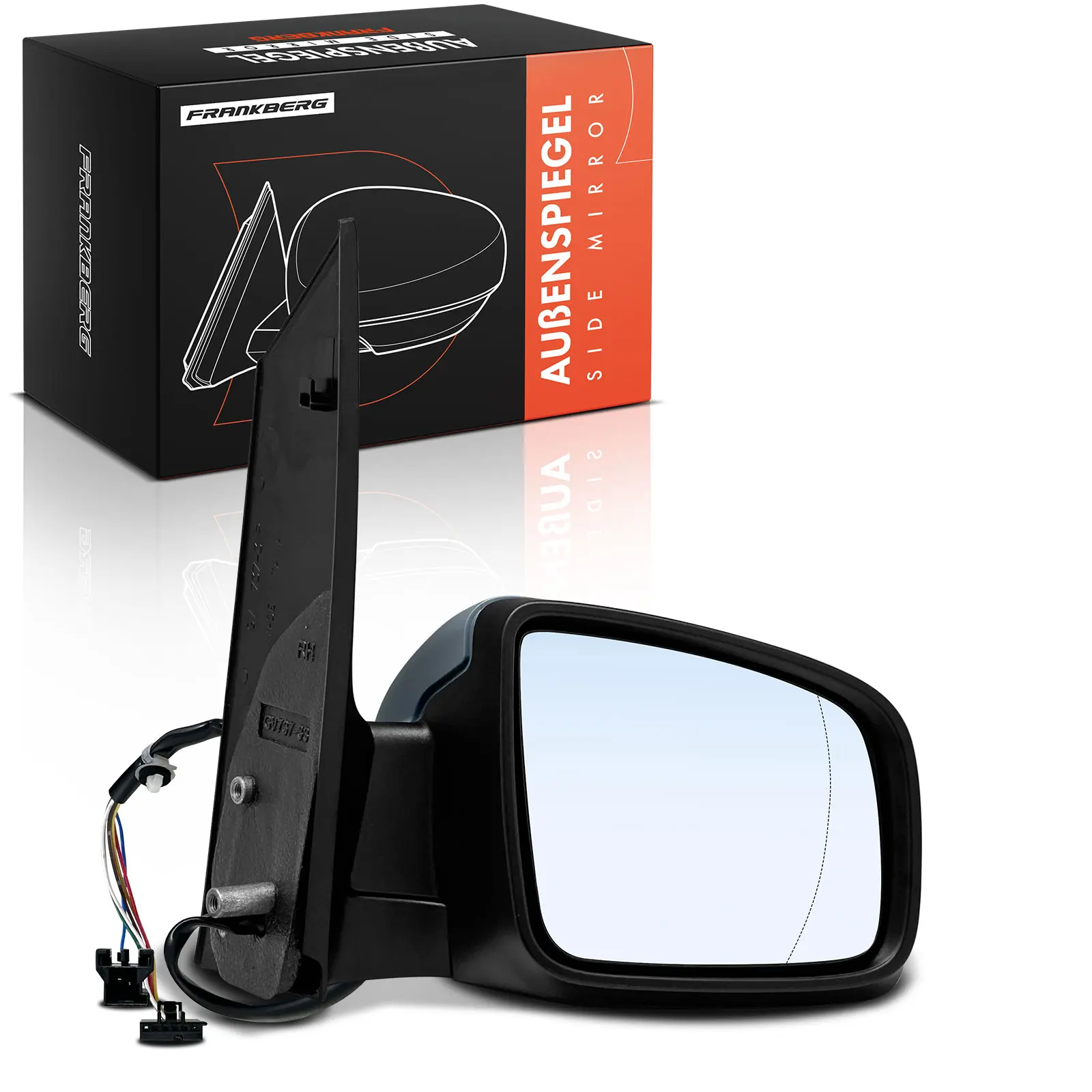 Frankberg 1x Buitenspiegel Rechts voor Mercedes-Benz Viano W639 Vito 2003-2014 6398109016 A6398109016