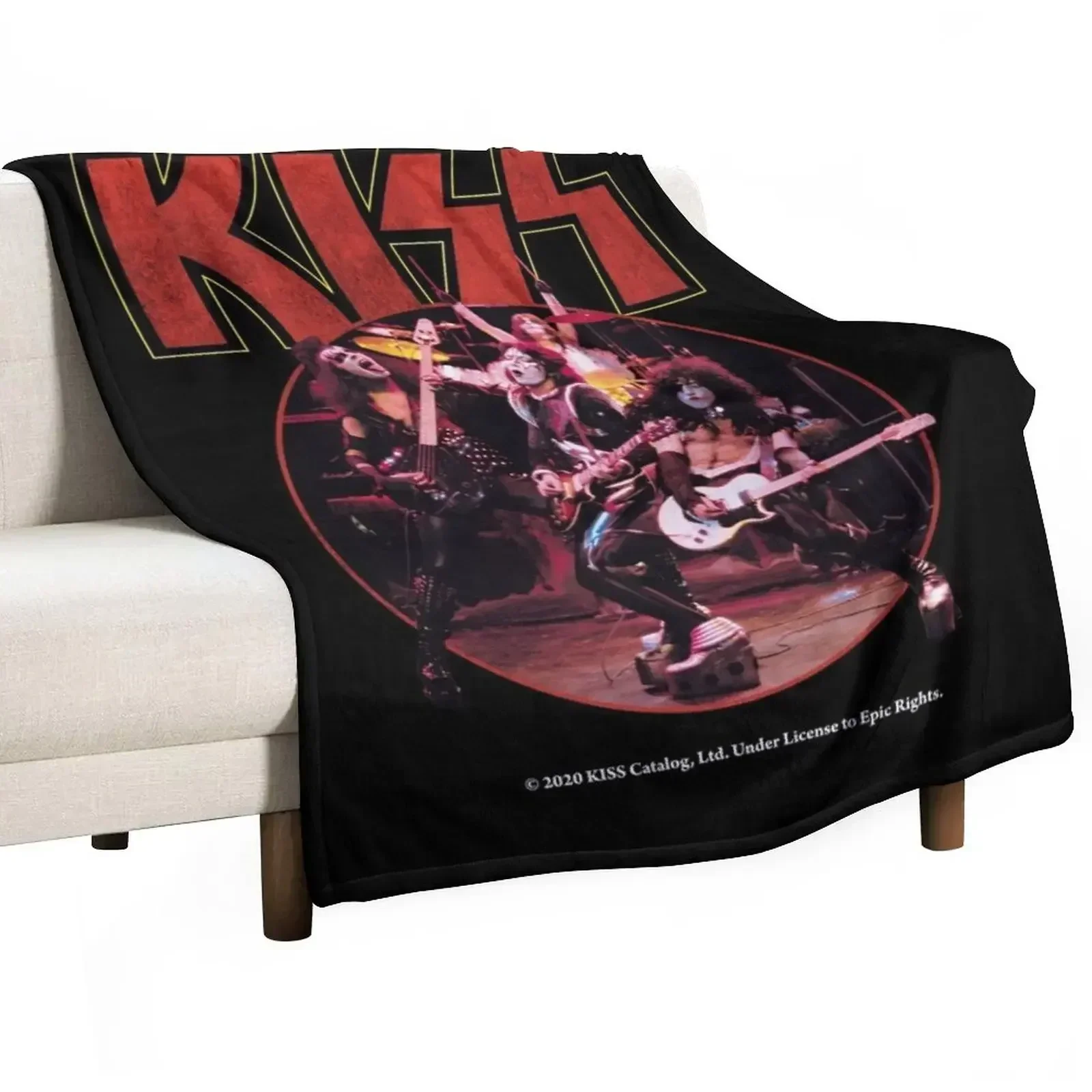 

Kiss Band Throw Blanket For Baby Bed Blankets