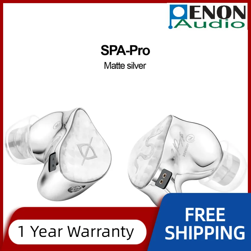 EarAcoustic Audio SPA-Pro Series 11.4mm Graphene Diaphragm Dual Magnetic Circuit Dynamic Driver HiFi Audiophile In-ear Earphone