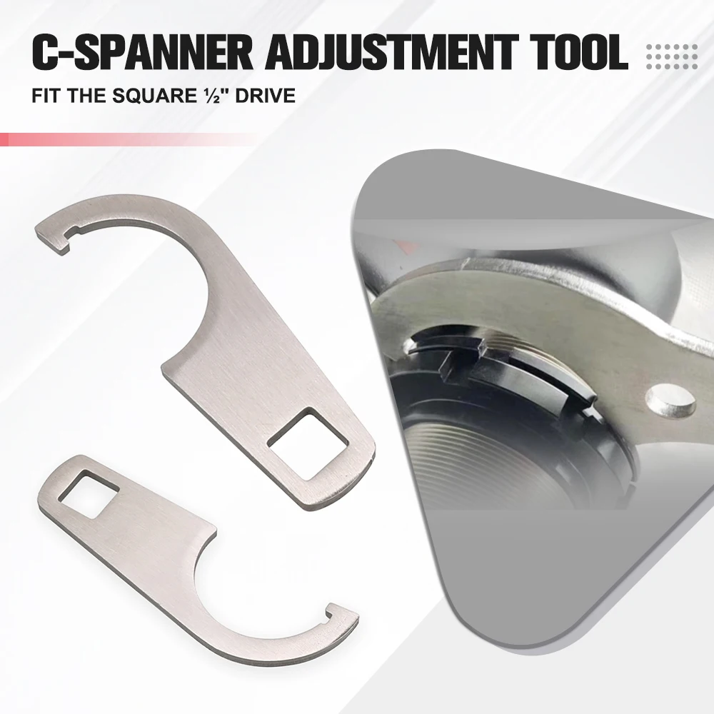

FOR Yamaha XJR FZR R1 R6 1987-2002 XV535 FOR Suzuki GSXR 600 750 1000 STEERING STEM HEAD STOCK C SPANNER WRENCH ADJUSTER TOOL