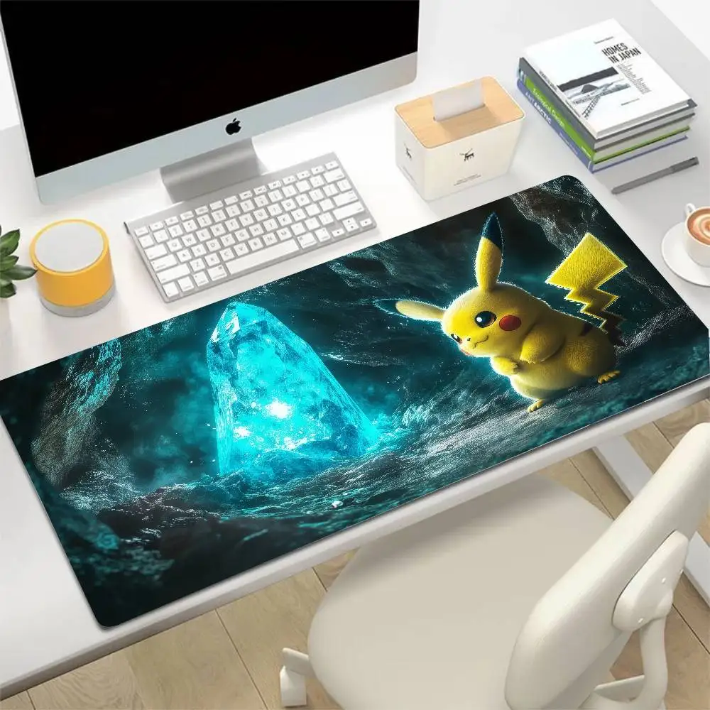 

Pokemon Pikachu Gengar Gaming Desk Mat XXL Rubber Mouse Pad With 2MM Stitched Edge Design