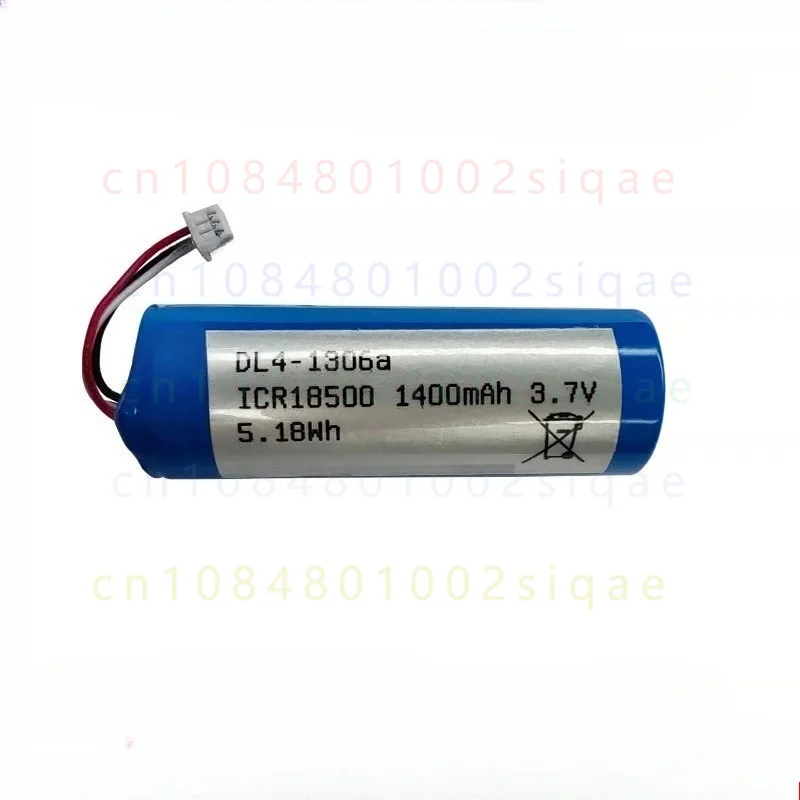 1pcs FOR COHN DL4-1306a ICR18500 3.7V 1400mAh 5.18Wh Li-ion Battery With 3 Wire Plug
