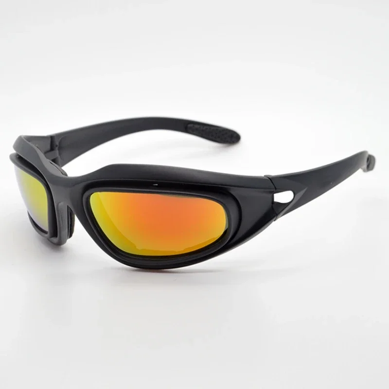 Margarida c5 polarizado deserto óculos de sol 4 lentes óculos tático proteção para os olhos para airsoft uv400 óculos polarizados