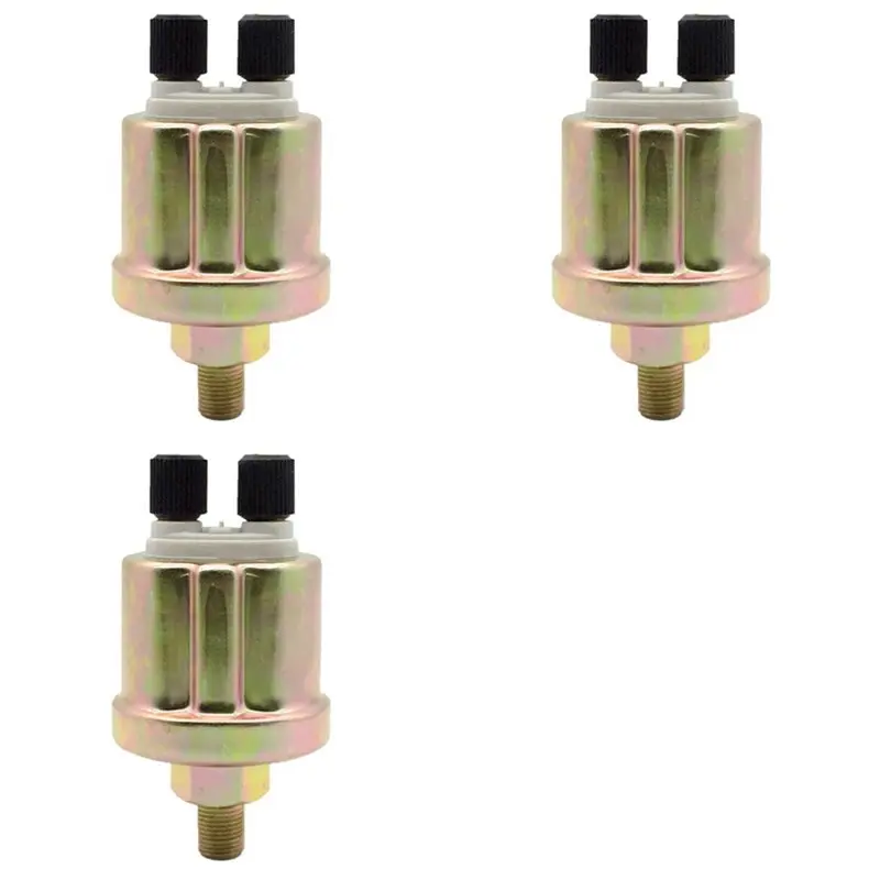 A74E-3X AD Universal Oil Pressure Sensor 1/8NPT 10Mm 0-10BAR For Oil Press Gauge Sender Switch Sending Unit Generator Part