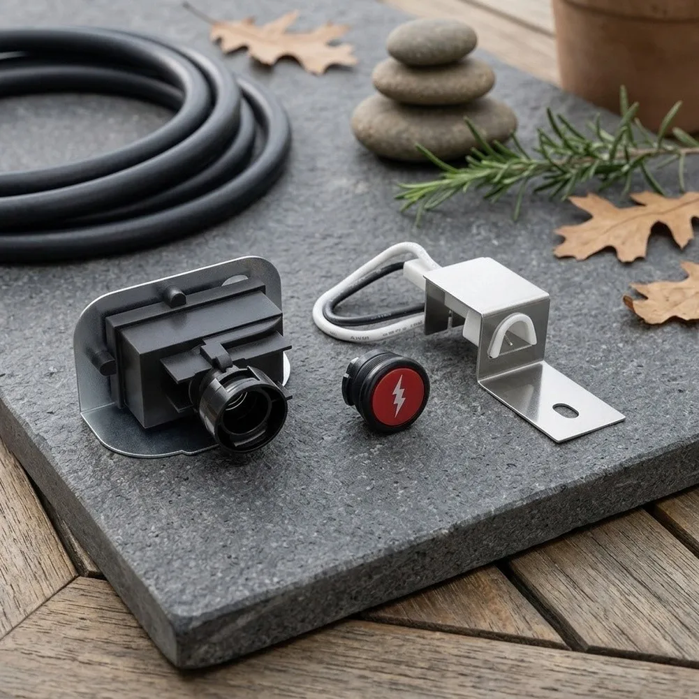 For Outdoor Grilling As Shown Grill Igniter Kit Replacement Grill Igniter Kit Wide Compatibility Reliable Performance