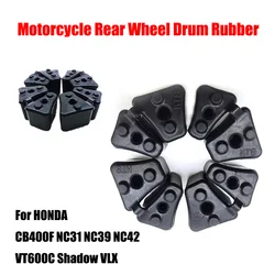 For HONDA CB 400F 400 CB400SF NC31 NC39 NC42 VT600C VT 600C Shadow VLX Damper Rubber Buffer Motorcycle Rear Wheel Drum Rubber