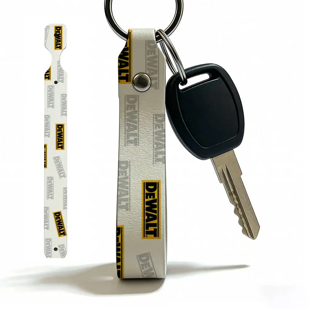 

Брелок для ключей из искусственной кожи Dewalt, универсальный держатель для ключей от мотоцикла, подарок для мужчин-мотоциклистов
