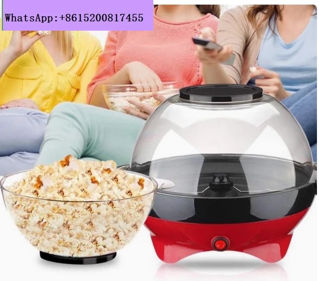 เครื่องทำป๊อปคอร์น 5 ลิตร แผ่นเคลือบกันติด พร้อมระบบกวนไฟฟ้าด้วยเทคโนโลยีความร้อนเร็ว ด้ามจับเย็นมือ