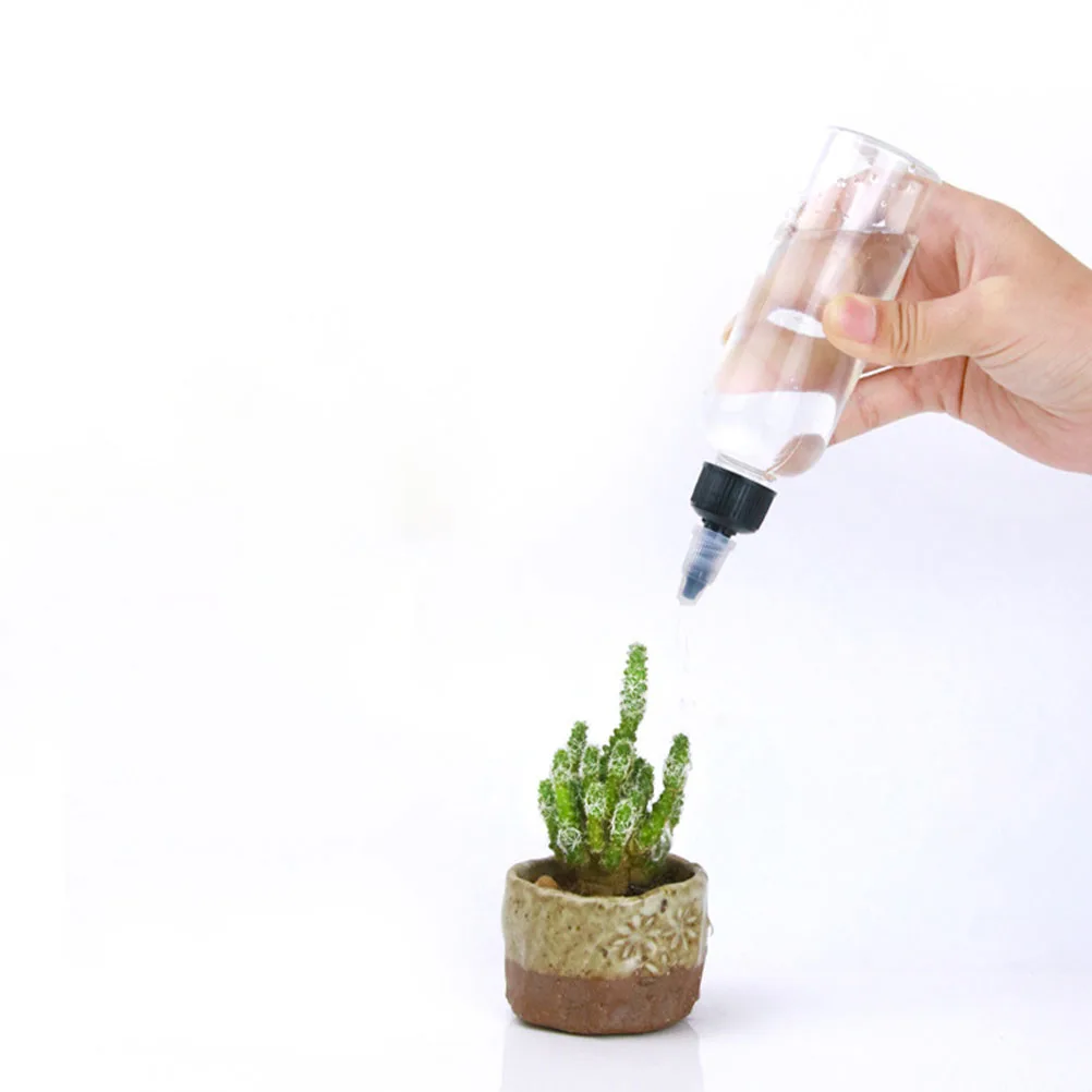 

20 Pcs Transparent Bottles Squeeze Leak Proof Pointed Mouth Hair Dye Color Applicator Refillable Sub Storage