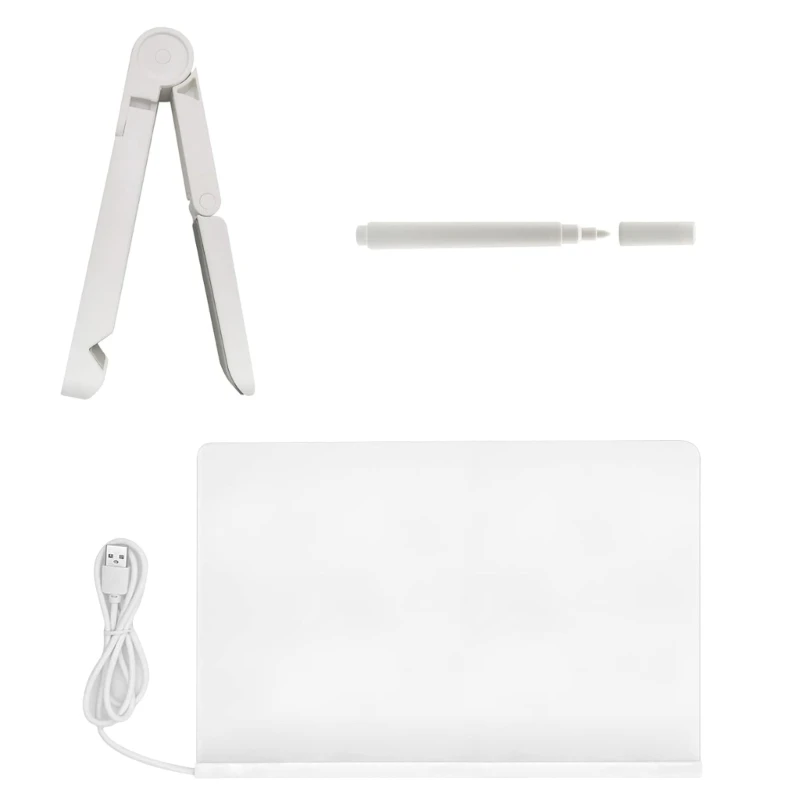 Lavagna per messaggi a LED trasparente Lavagna acrilica a LED per ufficio e casa