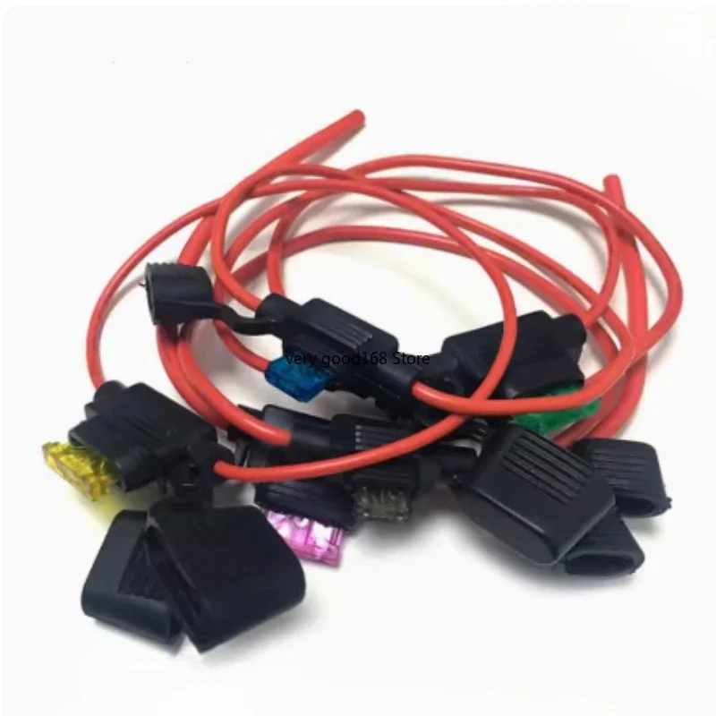 1Set Standard/Mini/Micro Car Waterproof Fuse Box Blade Type In Line Fuse Holder Power Socket 18/16/14/12AWG 5A 10A 20A 30A40A50A