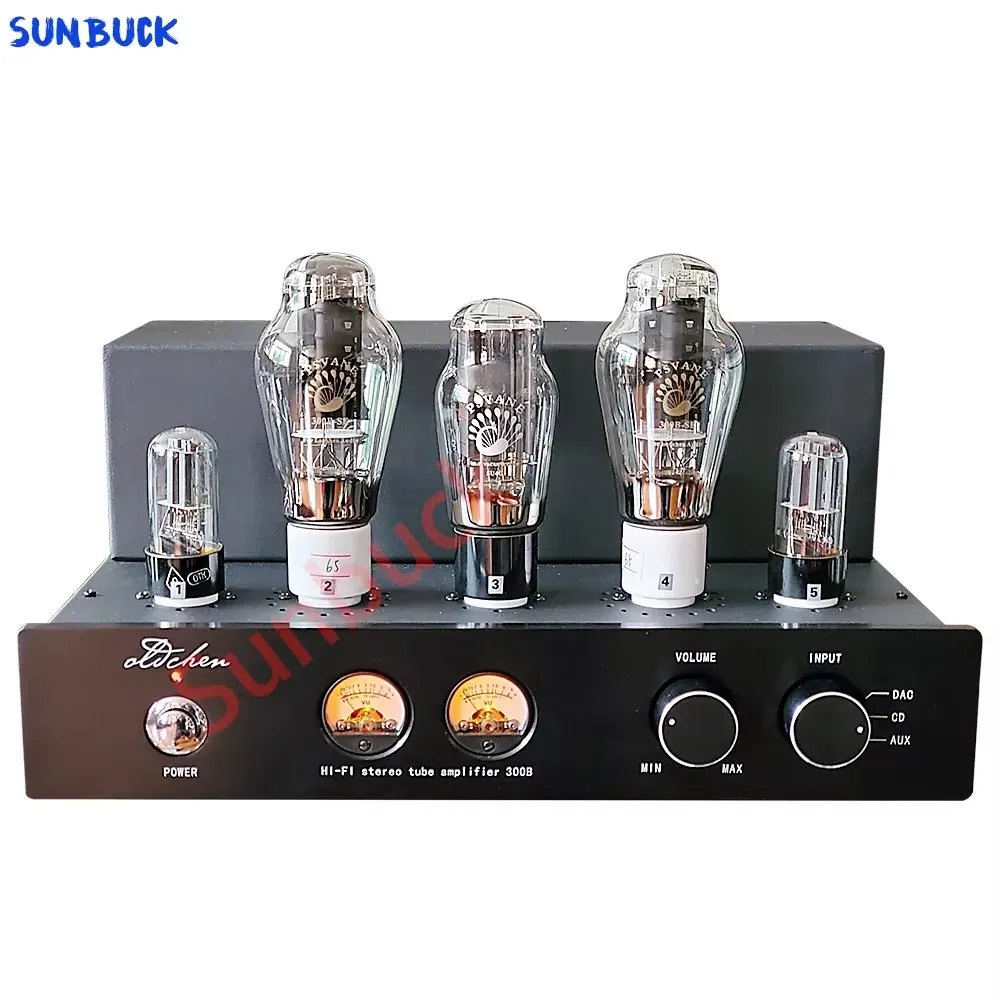 

Ламповый стереоусилитель Sunbuck CV181-SE 6H8C PSVANE 5U4G 300B HIFI, одноканальный, чистый класс А, 9Вт*2, аудиоусилитель мощности