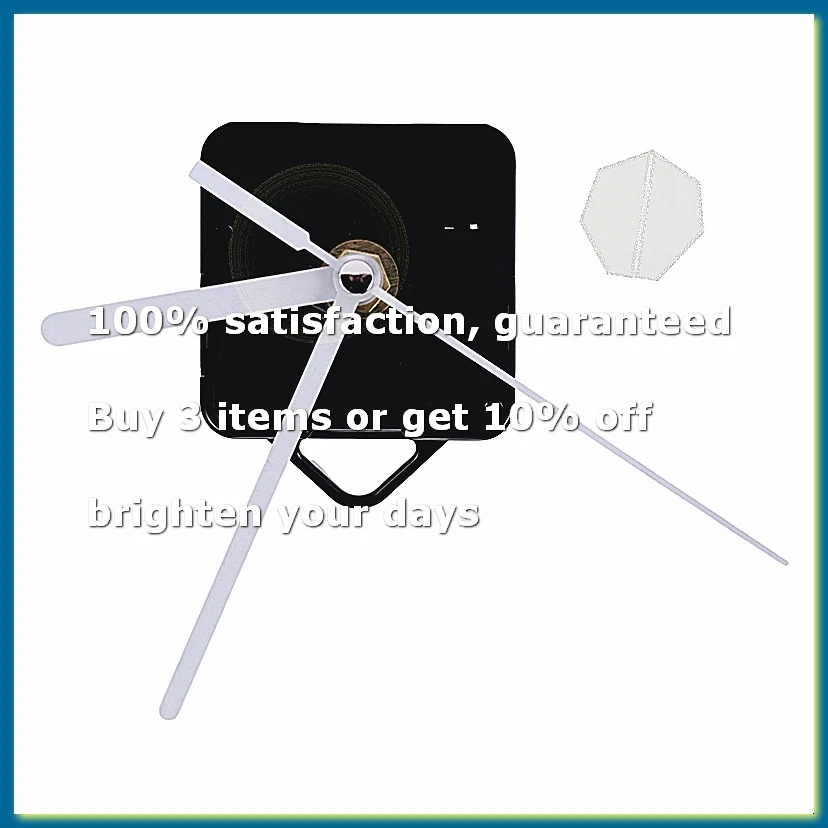 Clock Movement Replacement Kit 1 Pack Wall Clock Repair Parts Pendulum Mechanism Quartz Motor with Hands Fittings